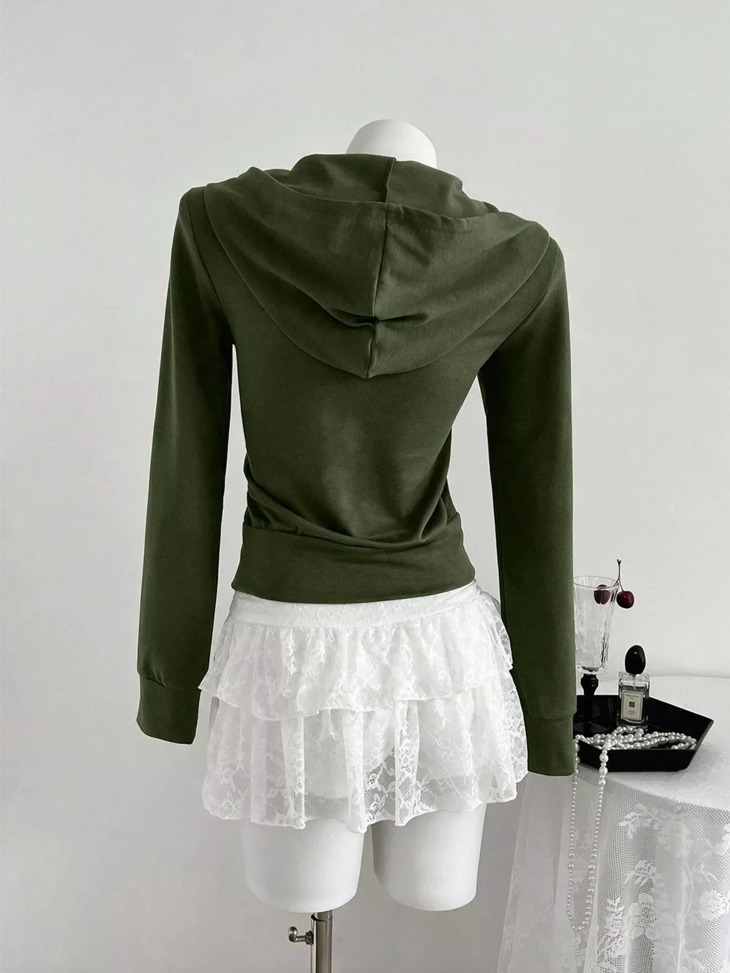 Slim-Fit Zip-Up Hoodie