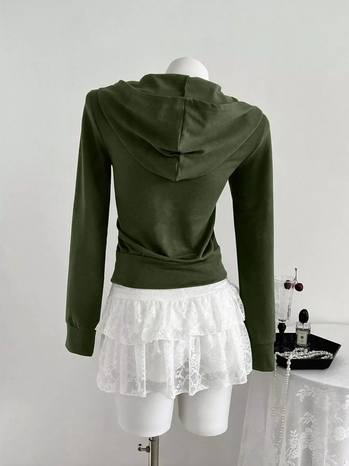Slim-Fit Zip-Up Hoodie
