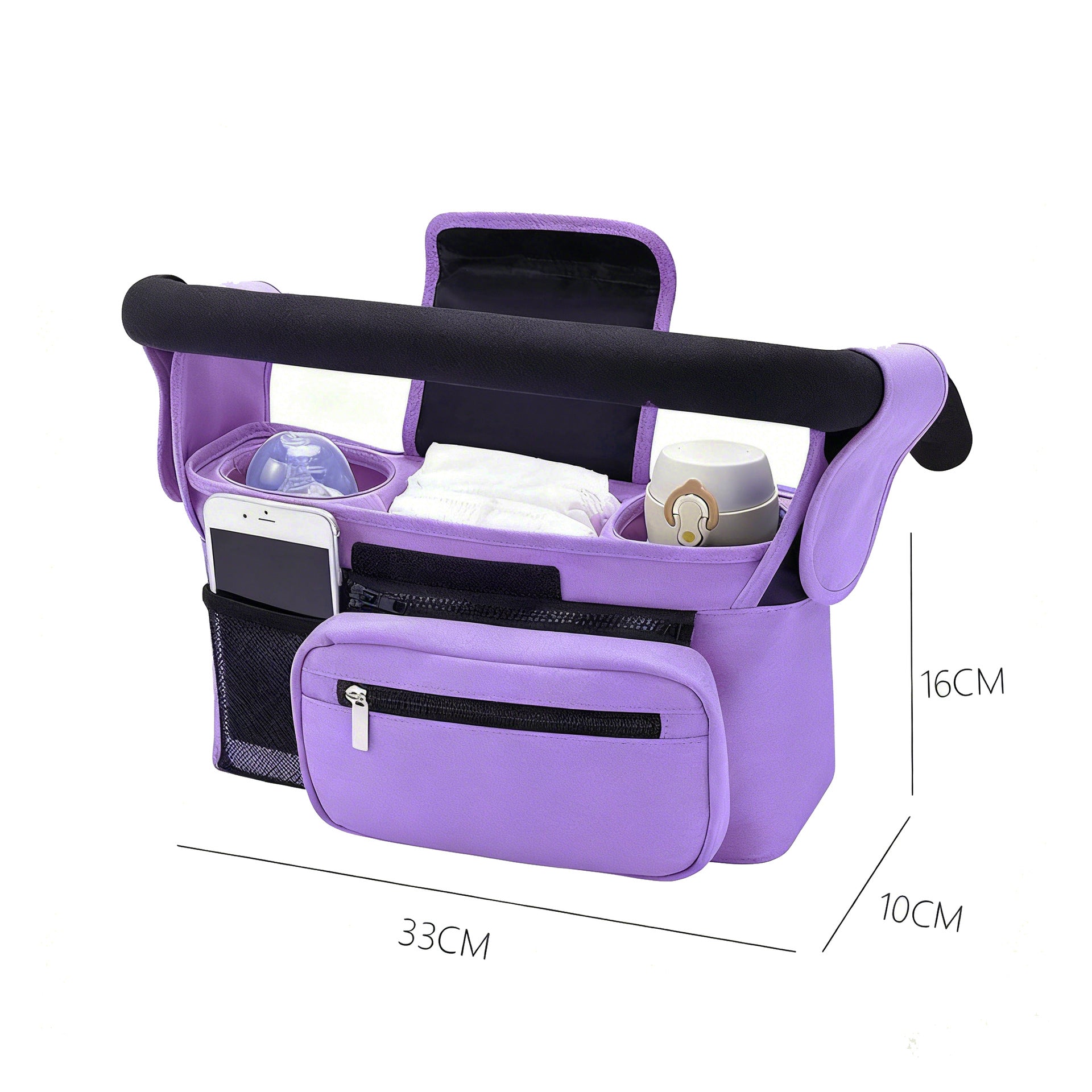 Multi-Functional Baby Stroller Hanging Organizer Bag