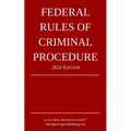 Federal Rules of Criminal Procedure; 2024 Edition - Paperback