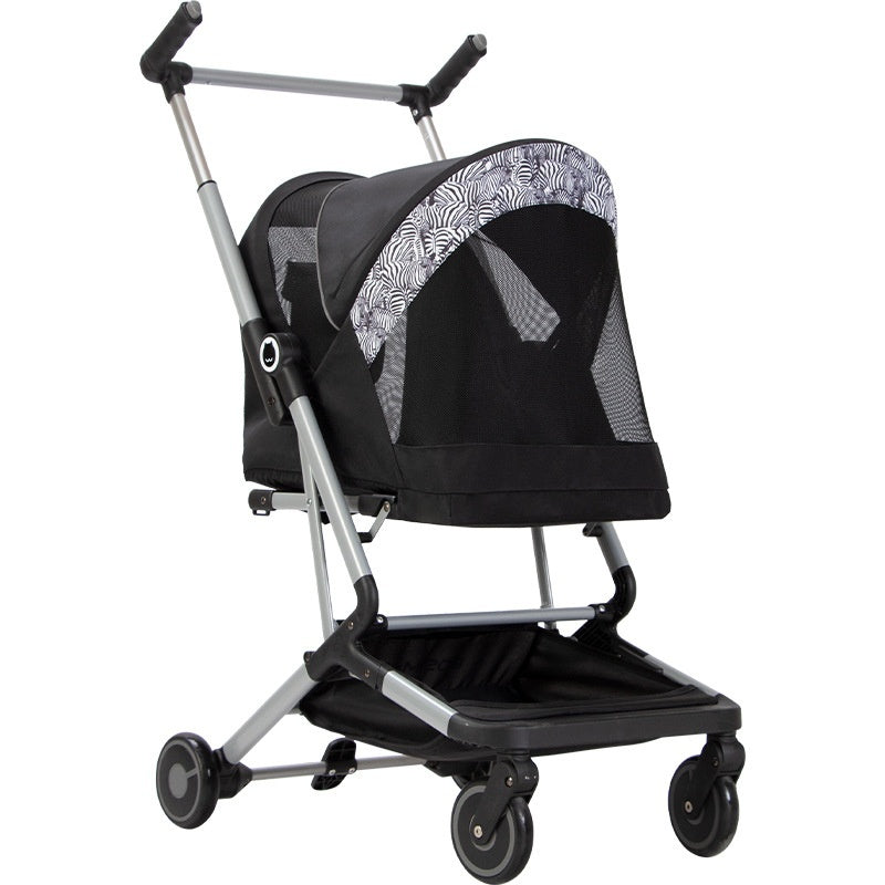 Ultra-lightweight Pet Stroller For Cats And Dogs All-in-one Foldable For Compact Storage Spacious With Adjustable Handle Heights