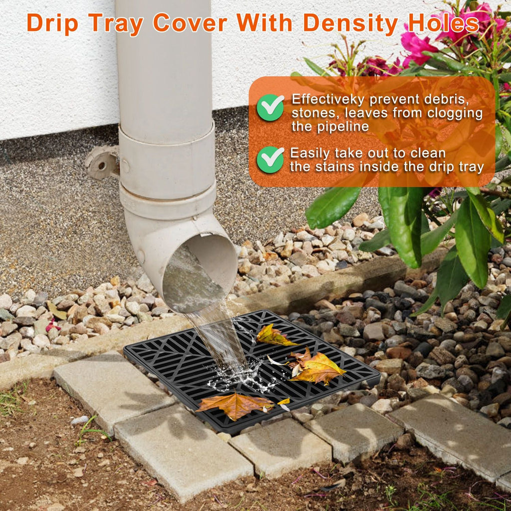 Gutter Downspout Extension, Low Profile Extendable Hose
