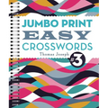 Jumbo Print Easy Crosswords #3 - Spiral