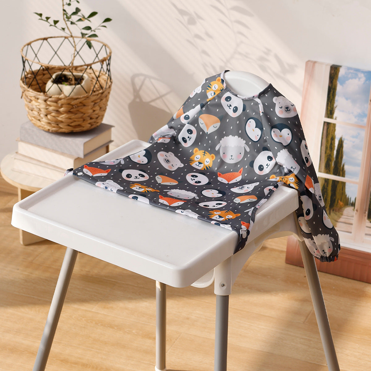 Danish-style Childrens Waterproof Smock For Autumn And Winter Babies
