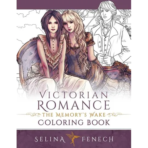 Victorian Romance - The Memory's Wake Coloring Book - Paperback
