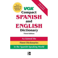 Vox Compact Spanish and English Dictionary - Hardcover