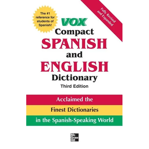 Vox Compact Spanish and English Dictionary - Hardcover