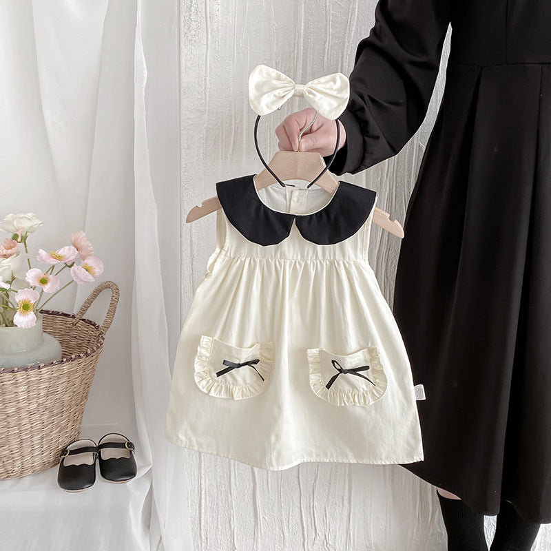Sleeveless Hip-hugging Dress For Girls