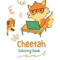Cheetah Coloring Book - Paperback