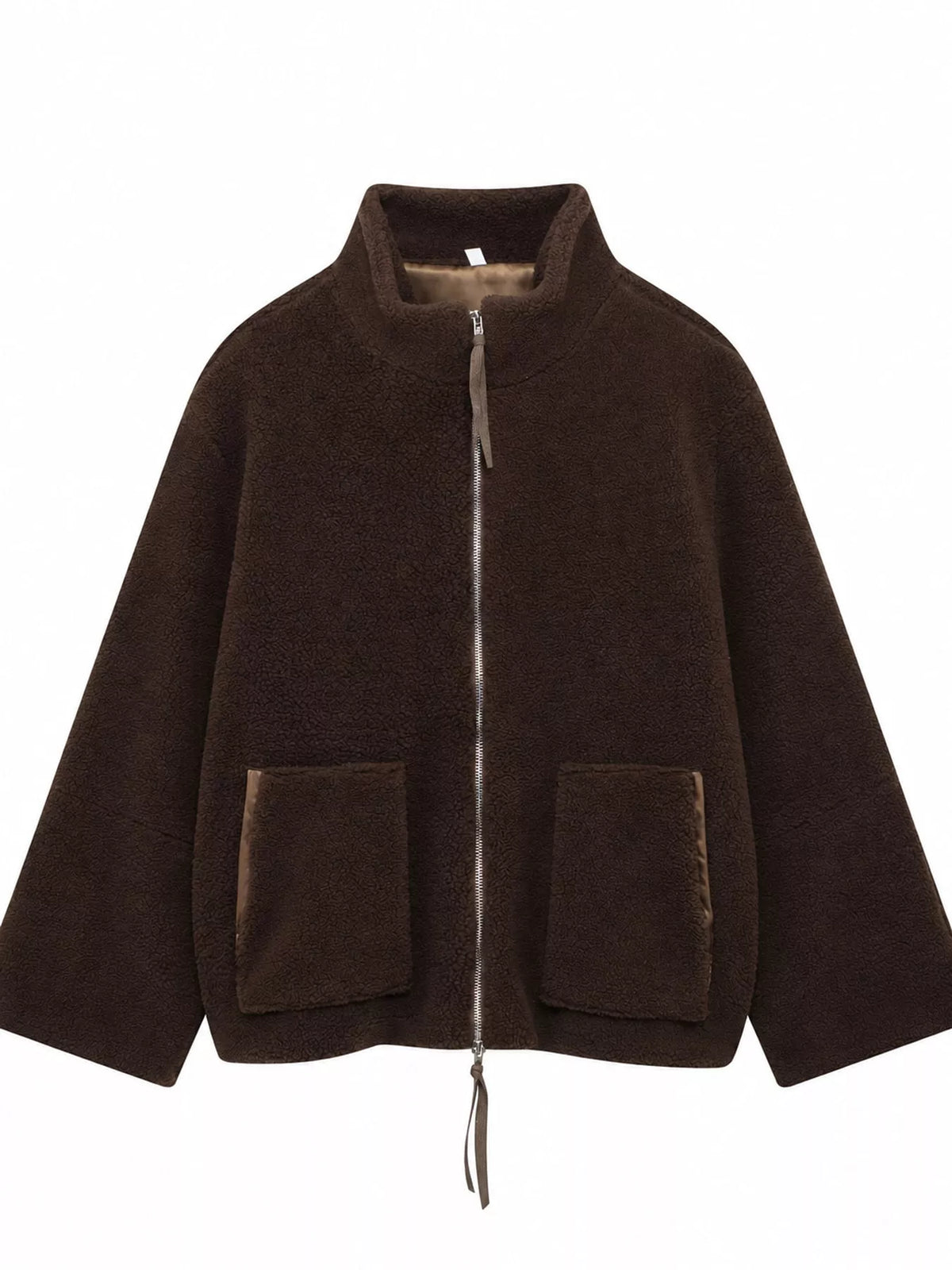 Sherpa Zip-Up Outerwear