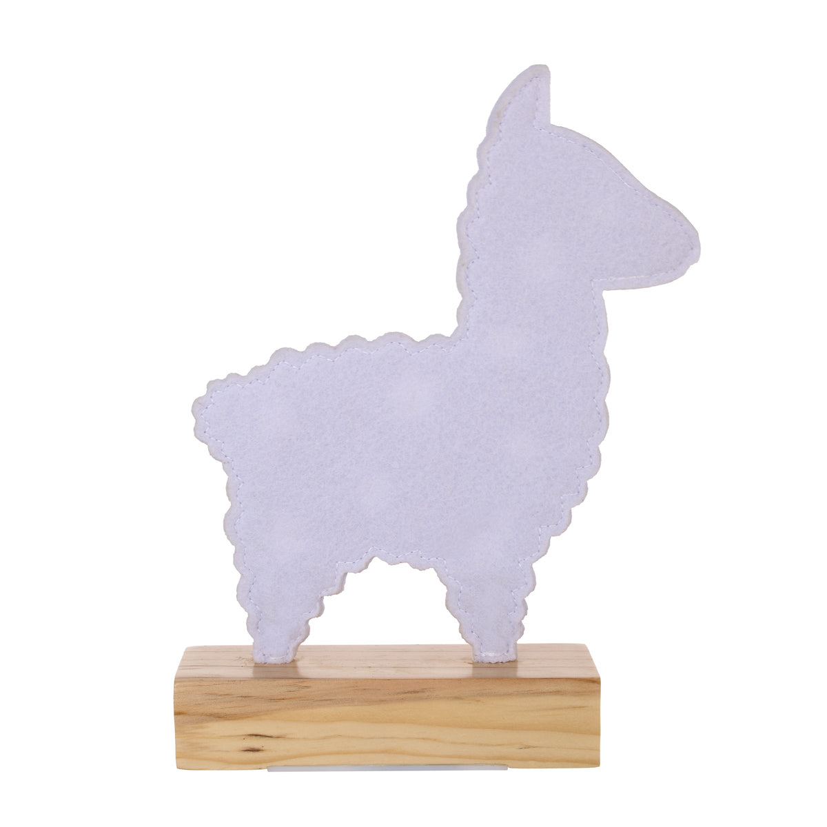 White Llama Lighted Nursery DÃ©cor