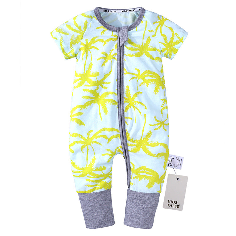 Cartoon Onesie Baby Short-sleeve Bodysuit