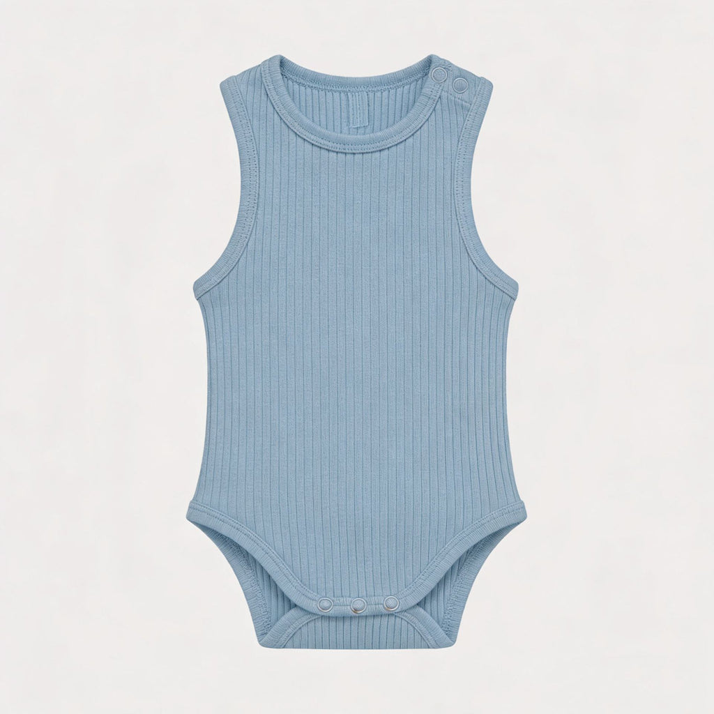 Baby Romper Knitted Ribbed Infant Onesie