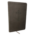 NKJV, Value Thinline Bible, Standard Print, Imitation Leather, Black, Red Letter Edition - Imitation Leather