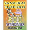 Samurai Sudoku: 500 puzzles all levels - Paperback