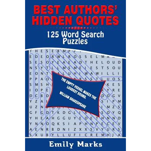 Best Authors' Hidden Quotes - 125 Word Search Puzzles - Paperback