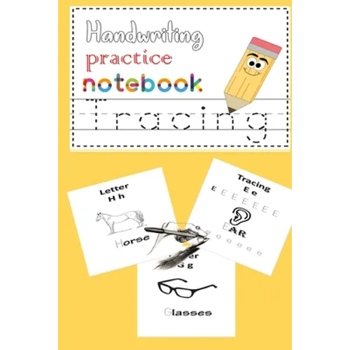 Handwriting practice notebook: Handwriting practice notebook for kids learn names and write letters and Kids coloring activity books - Paperback