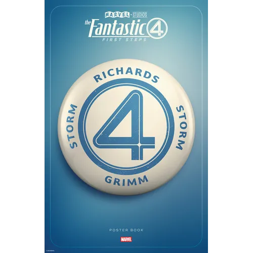 Marvel Studios' the Fantastic Four: First Steps Poster Book - Paperback
