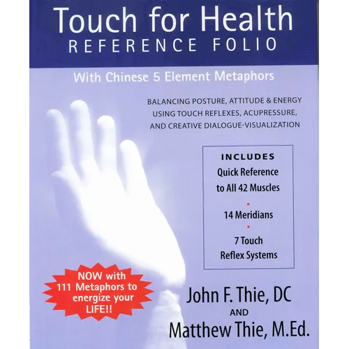 Touch for Health Reference Folio: Large: Balancing Posture, Attitude & Energy Using Touch Reflexes, Acupressure, and Creative Dialogue-Visualization - Spiral