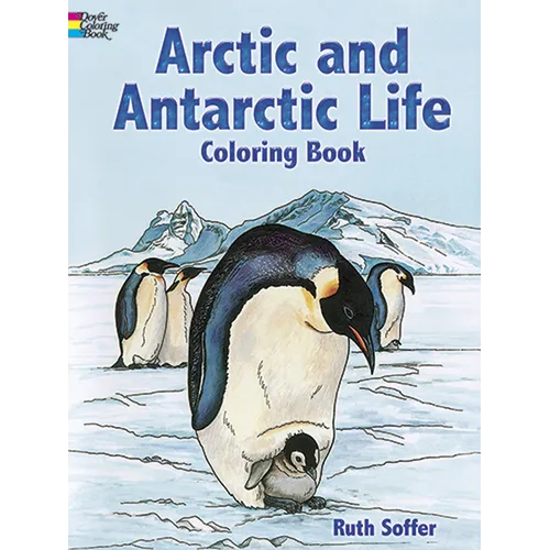 Arctic and Antarctic Life Coloring Book - Paperback