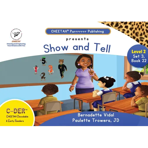 C-DER (Cheetah decodable & early readers)Set3, book 22, Show and Tell - Paperback