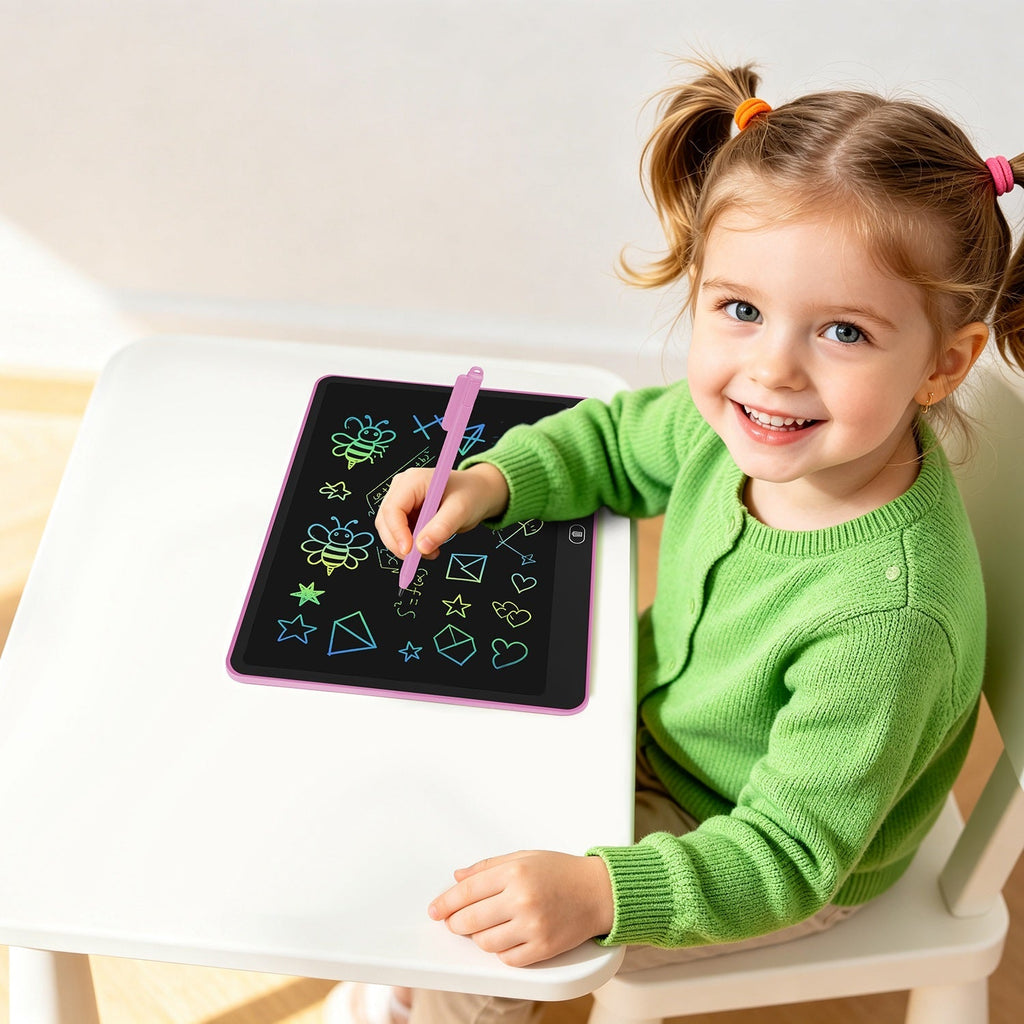 LCD Writing Tablet for Kids with Stylus & Lock Function