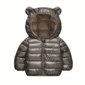 New Spring Autumn And Winter Solid-color Versatile Cotton Coat For Children