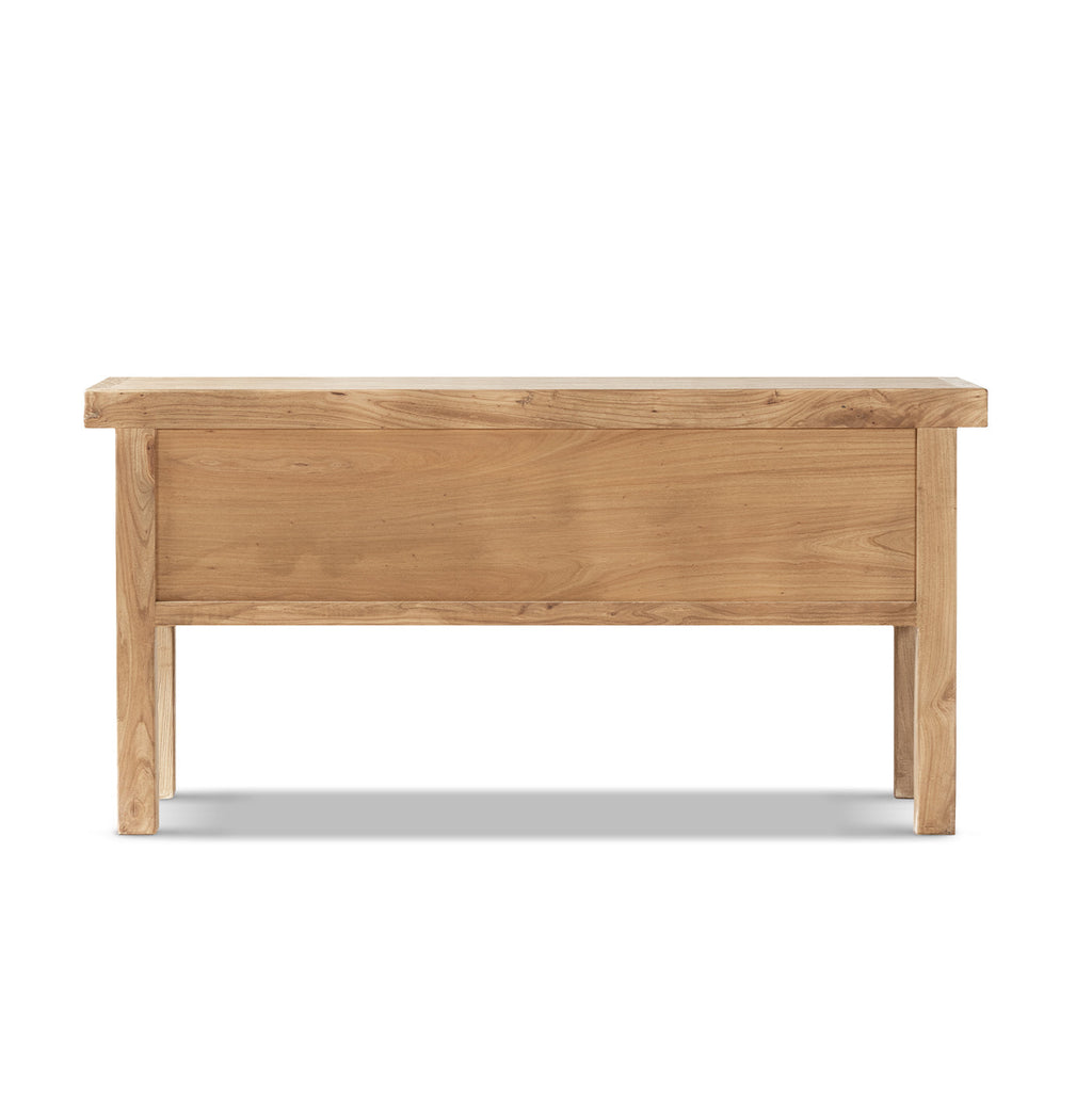 Bellamy 70" Solid 11-Drawer Table with Apothecary Storage - Heritage Light