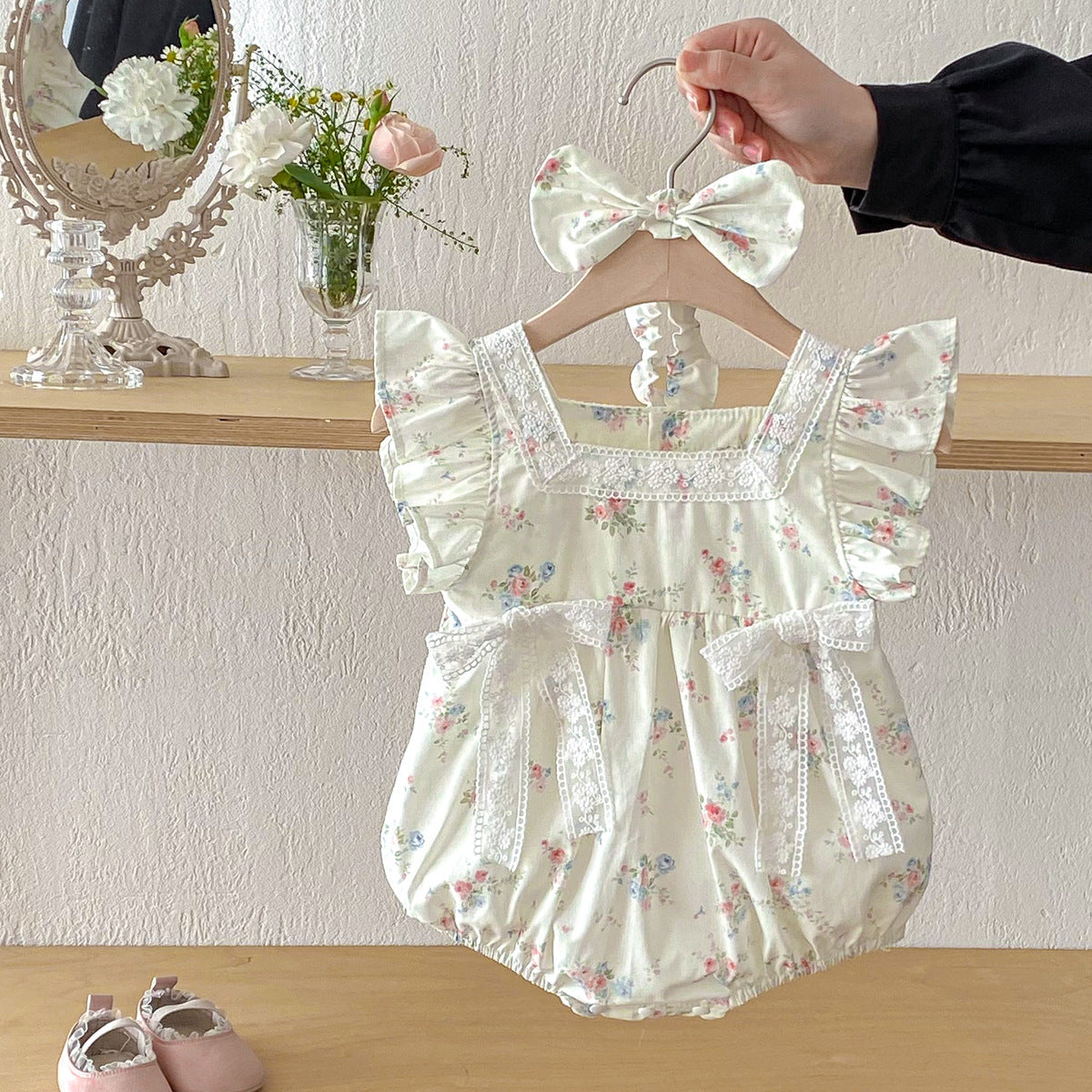 Summer Short-sleeved Sweet Hip-covering Top For Girls