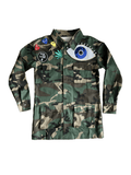Camouflage Jacket with Patches