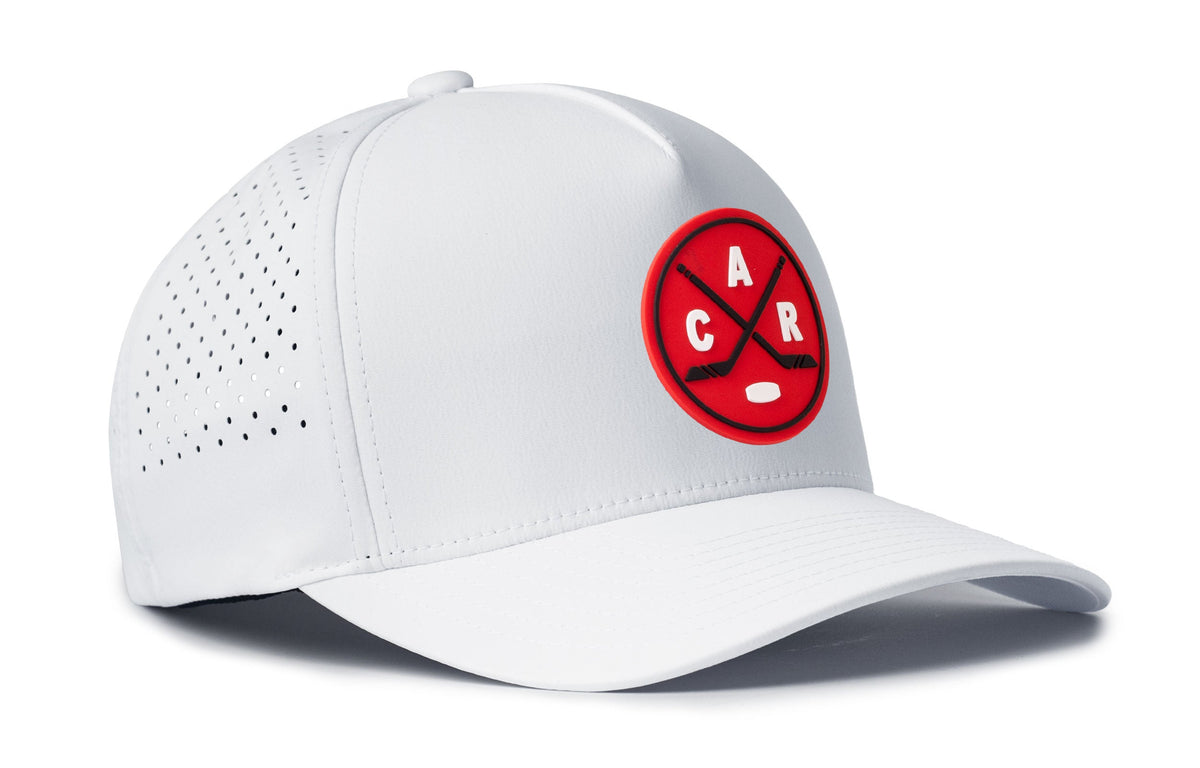 Carolina Hockey Performance 5-Panel Hat  |  Red CAR X Flexfit Snapback