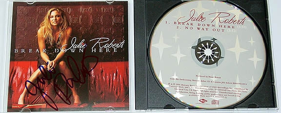 Julie Roberts Signed Autographed CD