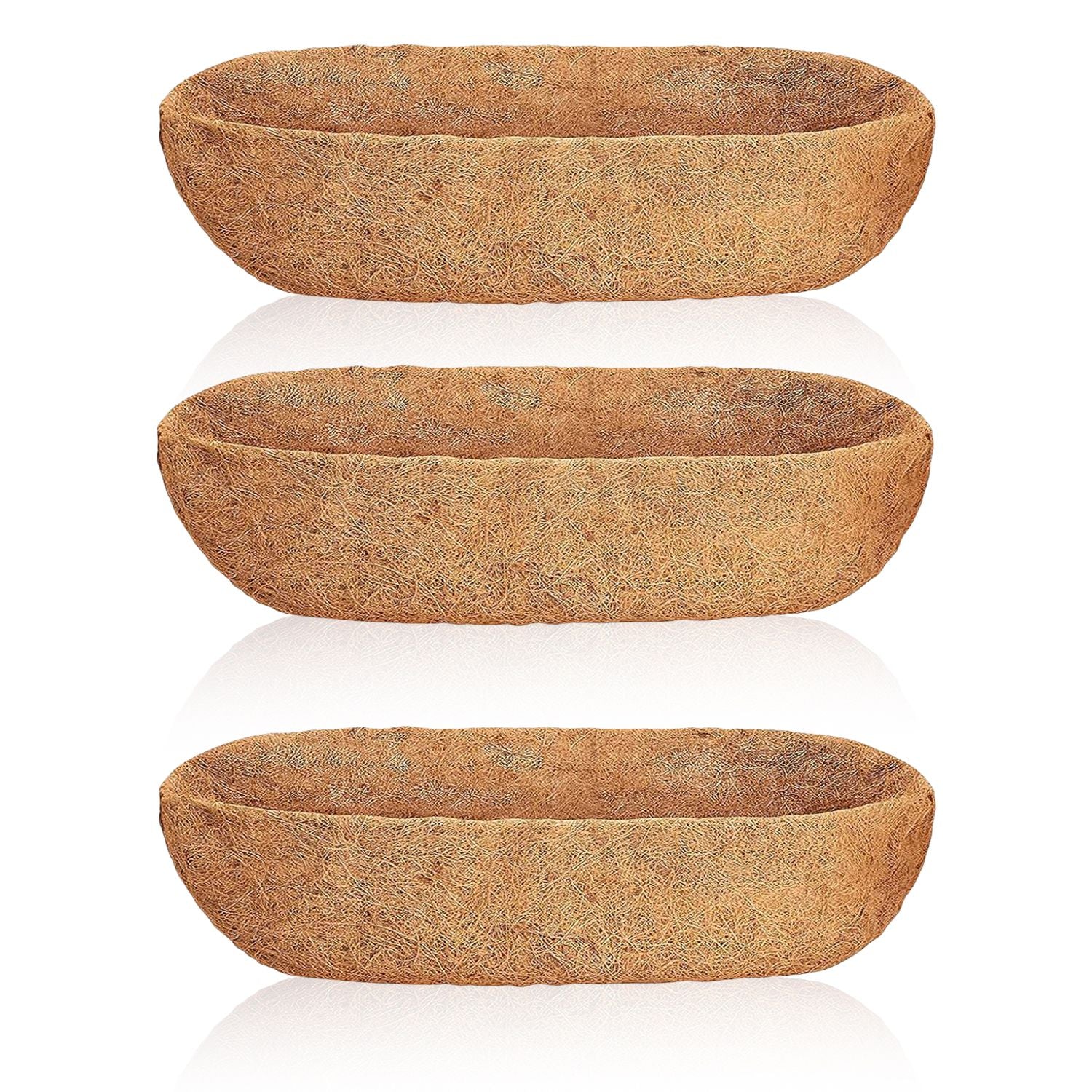 Coconut Fiber Liners for Planters Window Boxes