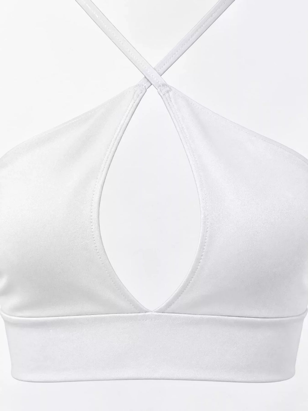 Halter Neck Cut-Out Crop Cami