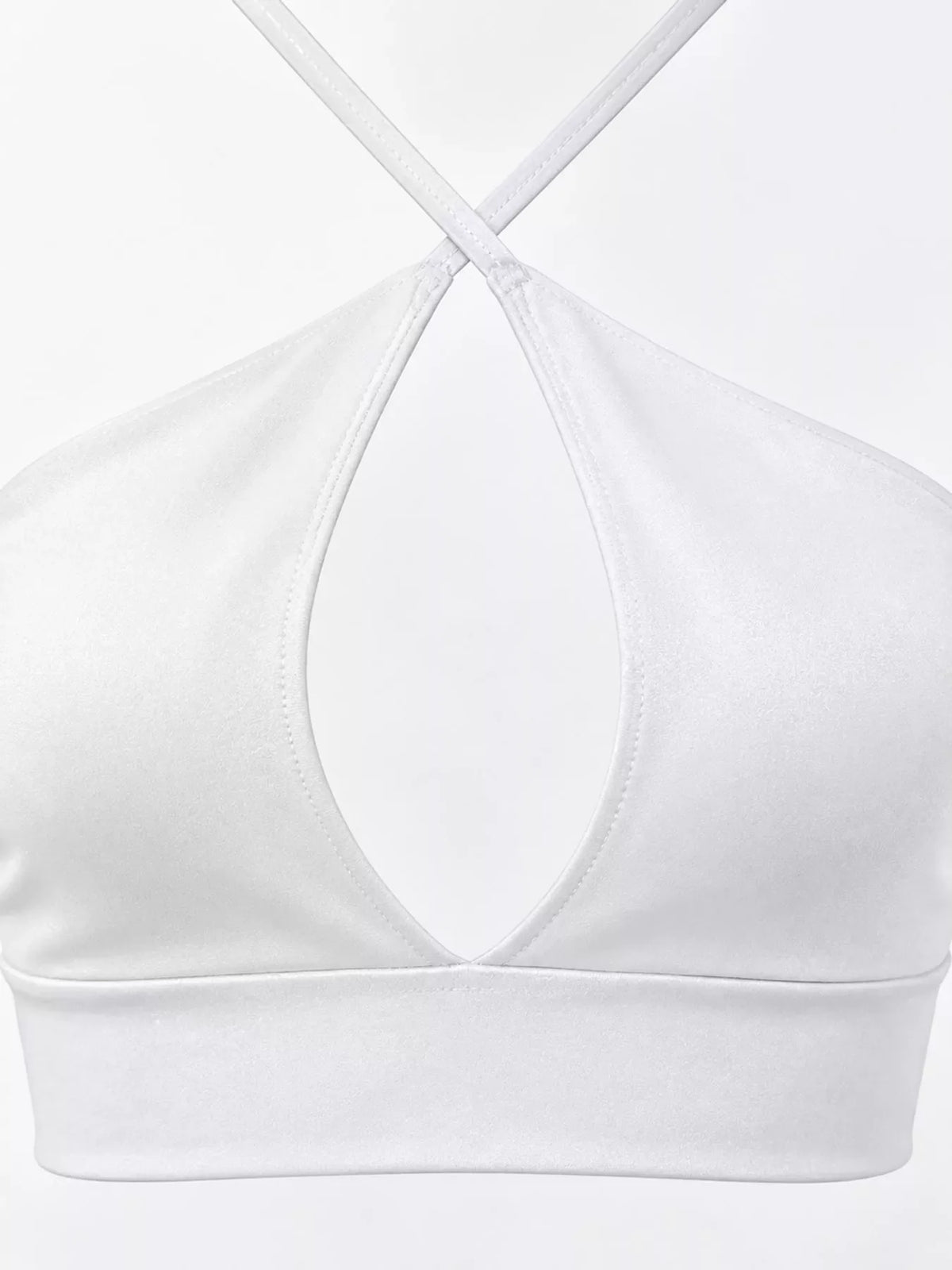 Halter Neck Cut-Out Crop Cami