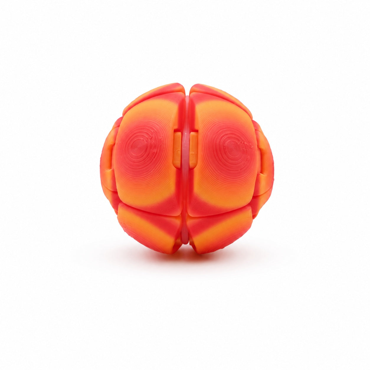 4 Pack Large Fidget Sphere Balls, 6cm 3D Printed Articulated Squeeze Balls, Colorful Tactile Handheld Fidget Set For Office Desk Travel