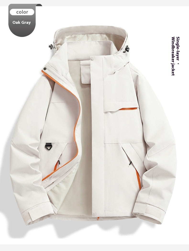 Spring And Autumn New Single Layer Shell Jacket Windproof Waterproof Outdoor Sports Cycling Clothing