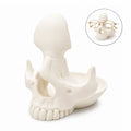 3D Printed Gothic Skull Eyeglasses Holder With Catchall Tray Desk Organizer