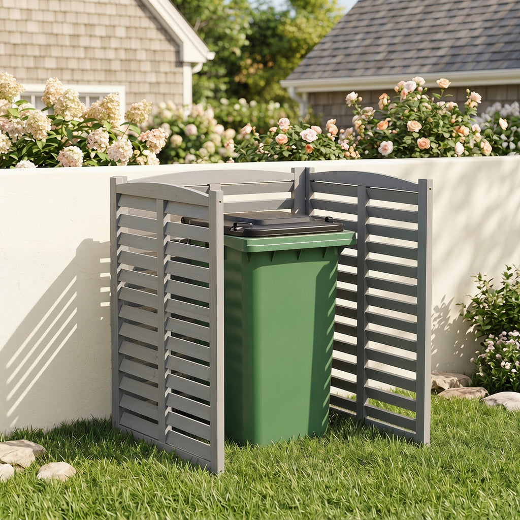 3-Panel Outdoor Air Conditioner Fence