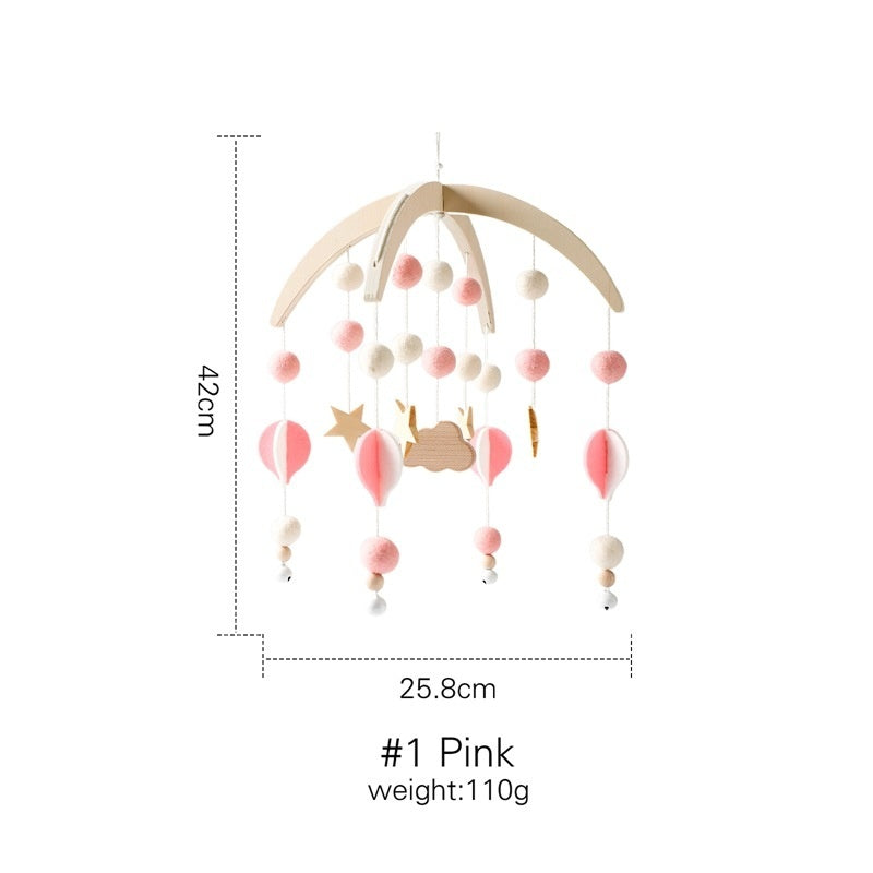 Crib Rattle Three-month-old Newborn Stroller Crib Headboard Rattle