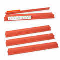 American Mahjong Rack Set With Magnetic Pusher, 4 Racks And 1 Snap-On Wall Builder & Discard Pusher, 3D Printed Mahjong Game Accessory