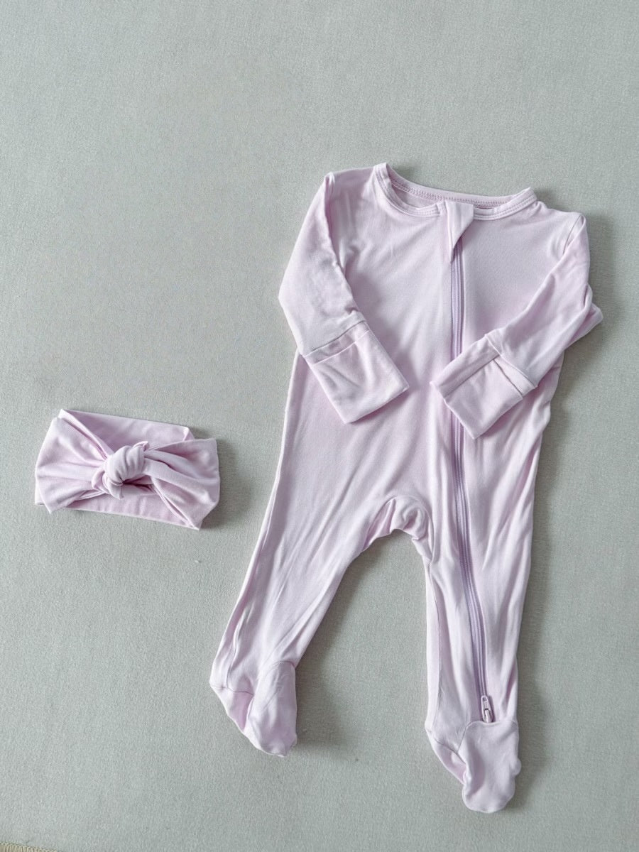 Baby Footed Zip-up Romper Onesie