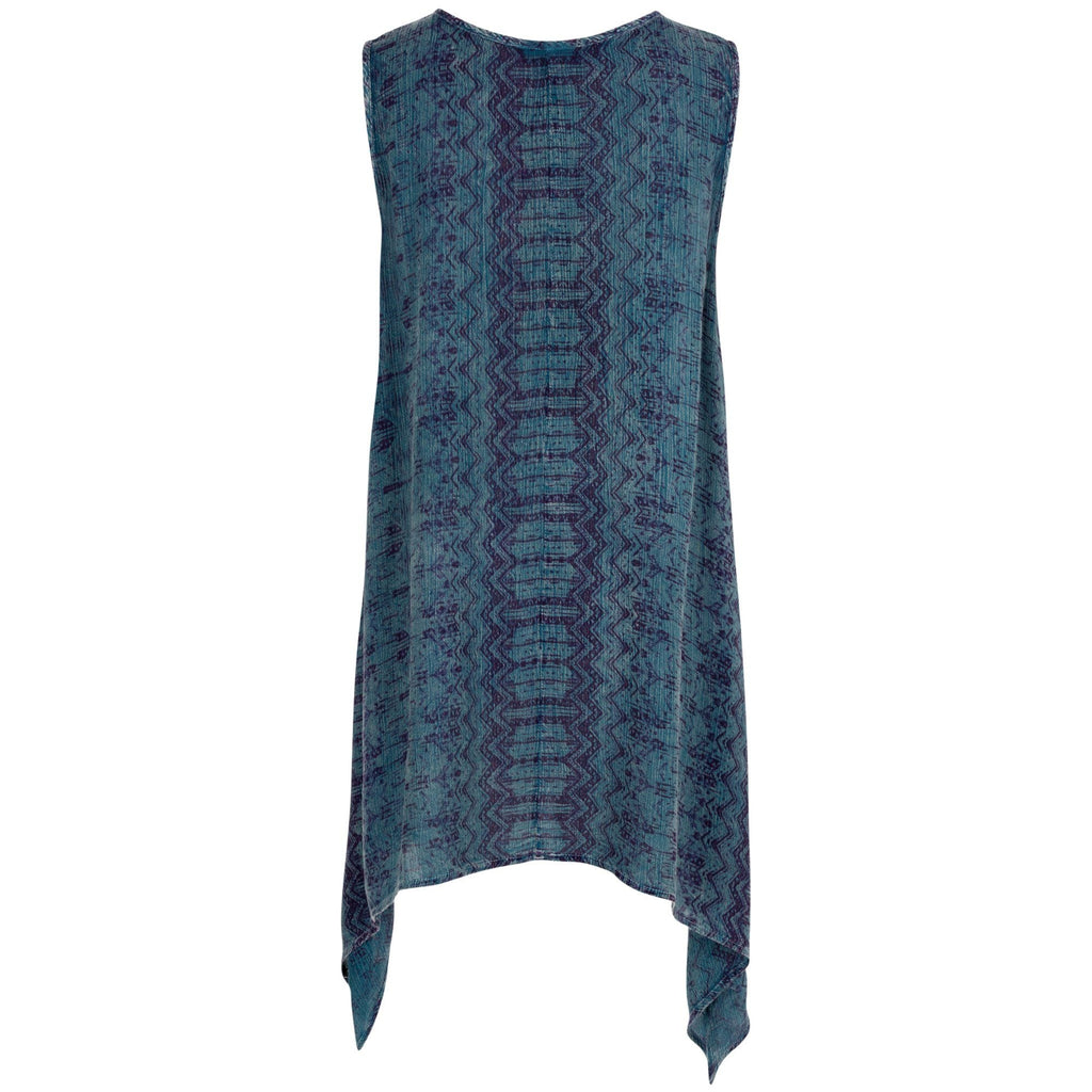 Center Lane Embroidered Sleeveless Tunic