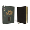 Nasb, the Grace and Truth Study Bible (Trustworthy and Practical Insights), Bonded Leather, Black, Red Letter, 1995 Text, Comfort Print - Bonded Leather