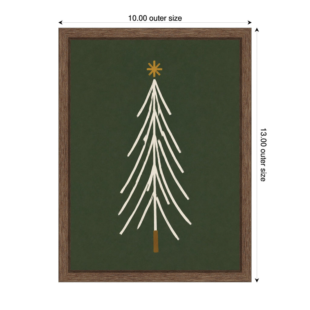 Minimalist Tree by Laura Moss Framed Canvas Wall Art Print