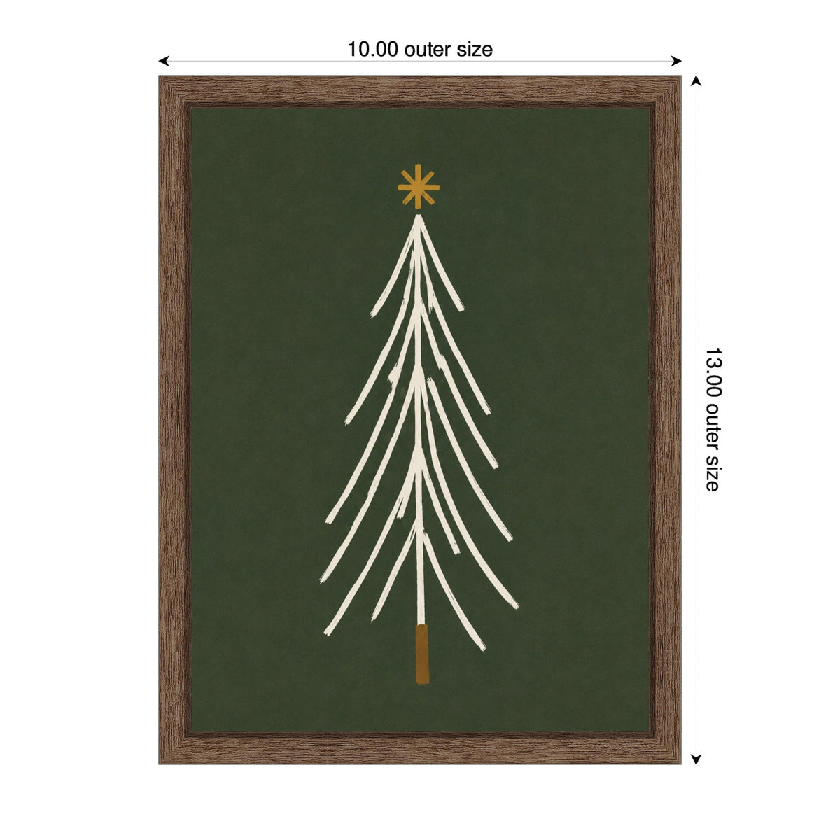 Minimalist Tree by Laura Moss Framed Canvas Wall Art Print