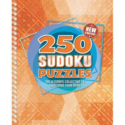 250 Sudoku Puzzles: 250 Easy to Hard Sudoku Puzzles for Adults - Spiral
