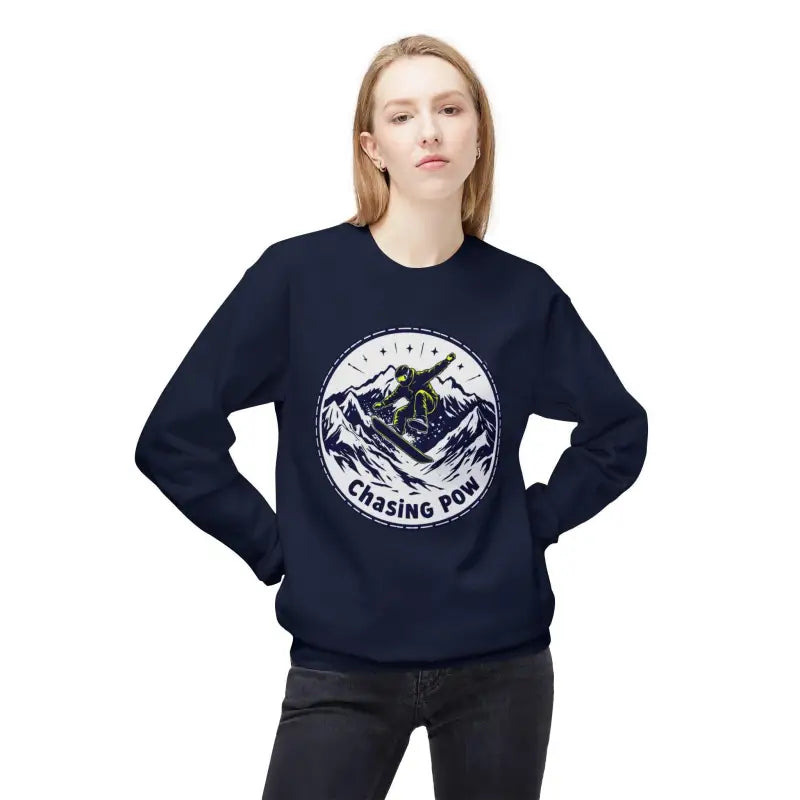 Ocean State Styles Sweatshirt Chasing Pow Snowboarding