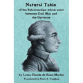 Natural Table: Natural Table of Correspondences Which Exist Between God, Man and the Universe - Paperback