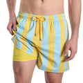 Coastal Cabana, Sun and Sky Hybrid Short, Compression Lined Swim and Resort Trunk